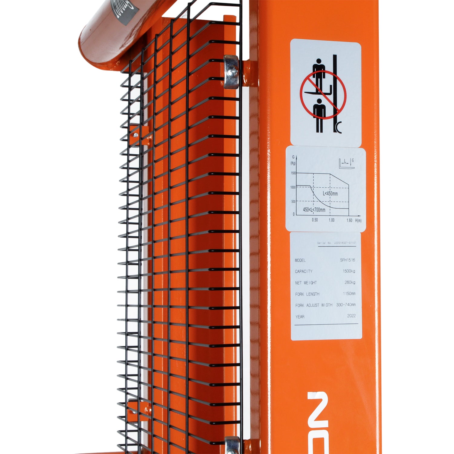 APILADOR MANUAL 1,5 T 1.6mts SFH1516