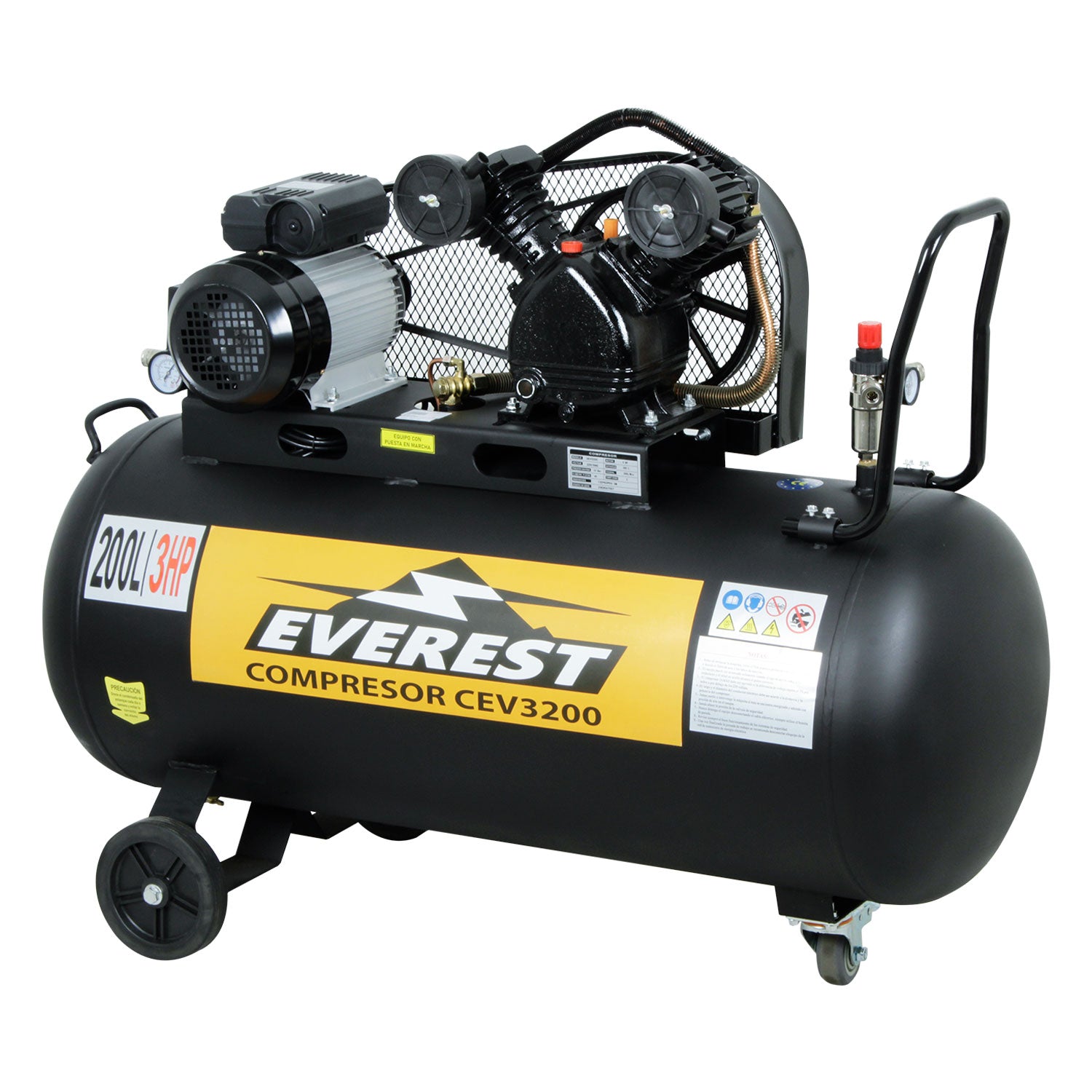 Compresor de Aire 200LT 3HP CEV3200 EVEREST