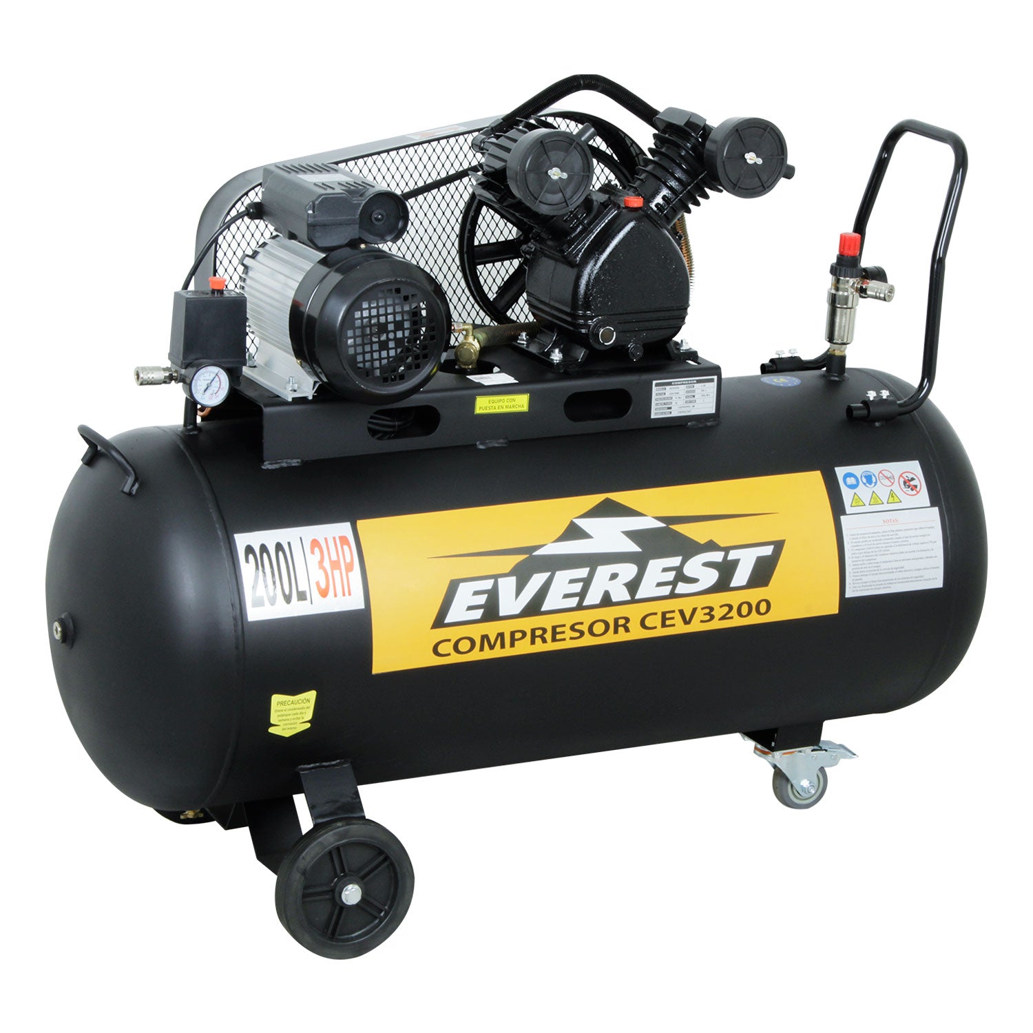 Compresor de Aire 200LT 3HP CEV3200 EVEREST
