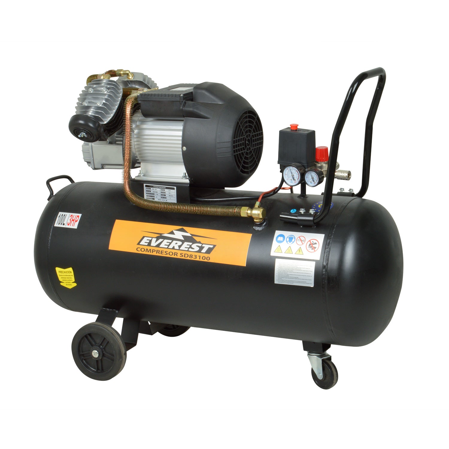 Compresor de Aire 100LT 3HP ZVO25/8 EVEREST