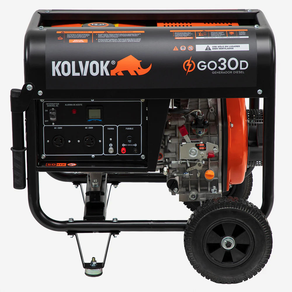 Generador Diésel Monofásico Kolvok GO30D 3kVA