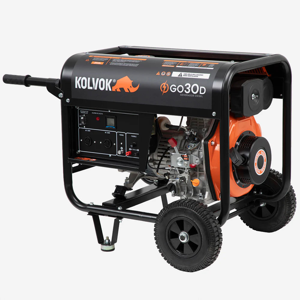 Generador Diésel Monofásico Kolvok GO30D 3kVA