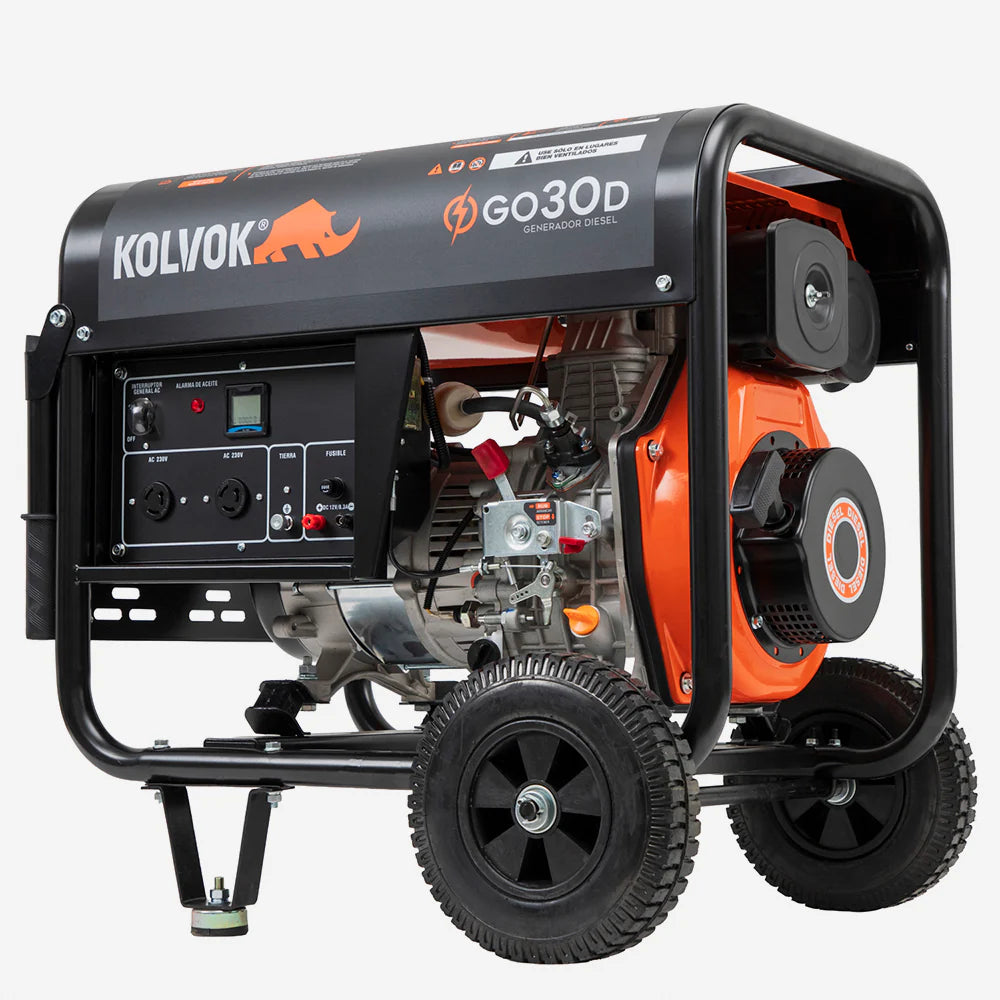 Generador Diésel Monofásico Kolvok GO30D 3kVA