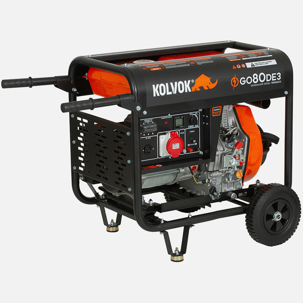 Generador Diésel Trifásico Kolvok GO80DE3 8.1 kVA