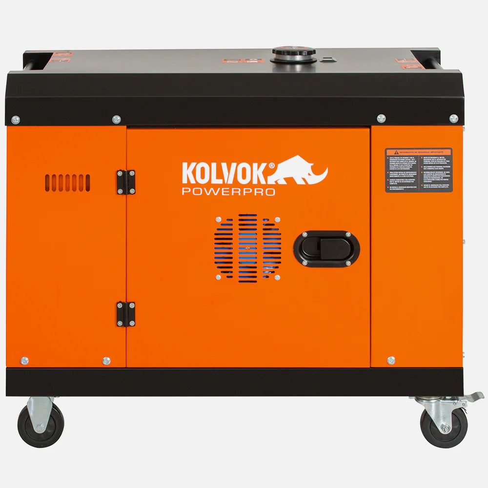 Generador Diésel Kolvok GS850D 6.5kVA Monofásico Insonorizado c/ ATS