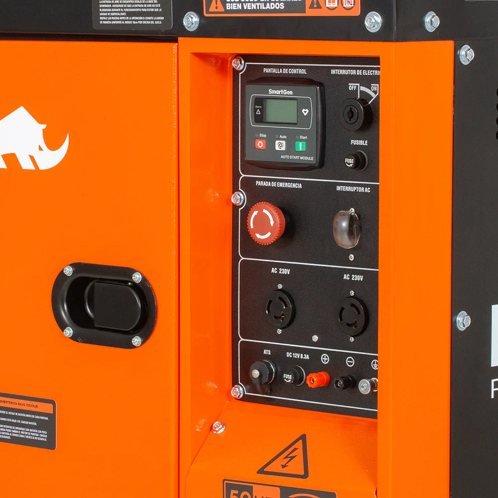 Generador Diésel Kolvok GS850D 6.5kVA Monofásico Insonorizado c/ ATS