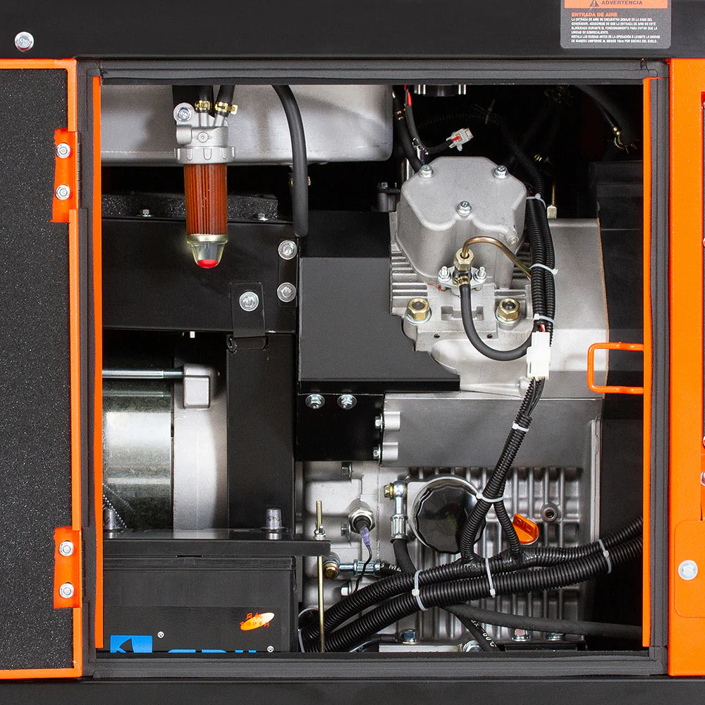 Generador Diésel Monofásico Kolvok GS1200D 12kVA Insonorizado c/ Salida ATS