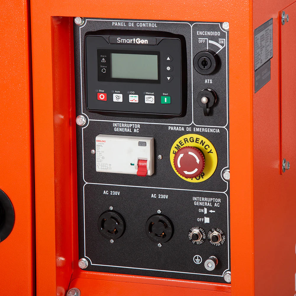 Generador Diésel Trifásico Kolvok GS1400D3 14kVA Insonorizado c/ Salida ATS