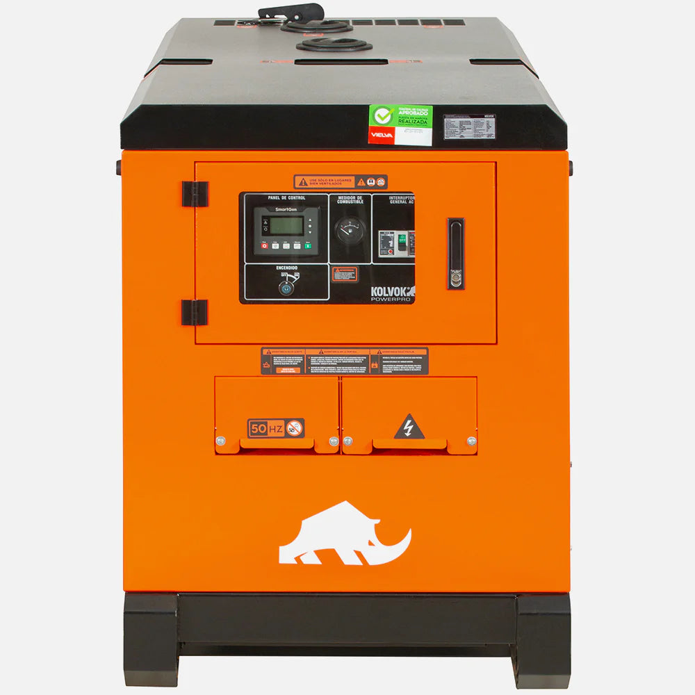 Generador Diésel Trifásico Kolvok GSS22D3 22kVA Insonorizado c/ Salida ATS