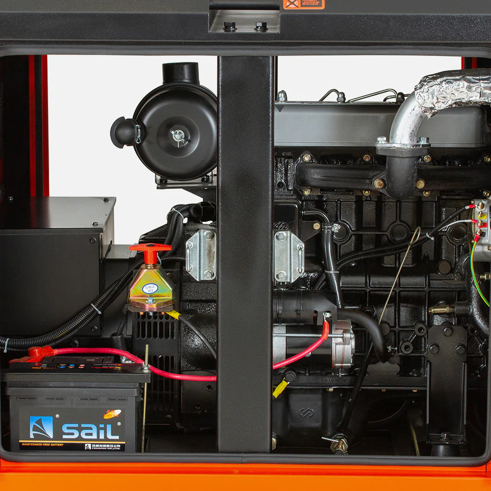 Generador Diésel Trifásico Kolvok GSS22D3 22kVA Insonorizado c/ Salida ATS