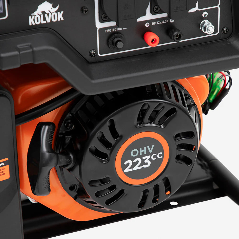 Generador Gasolina Monofásico Kolvok GO35GE 3.5kVA c/ Salida ATS