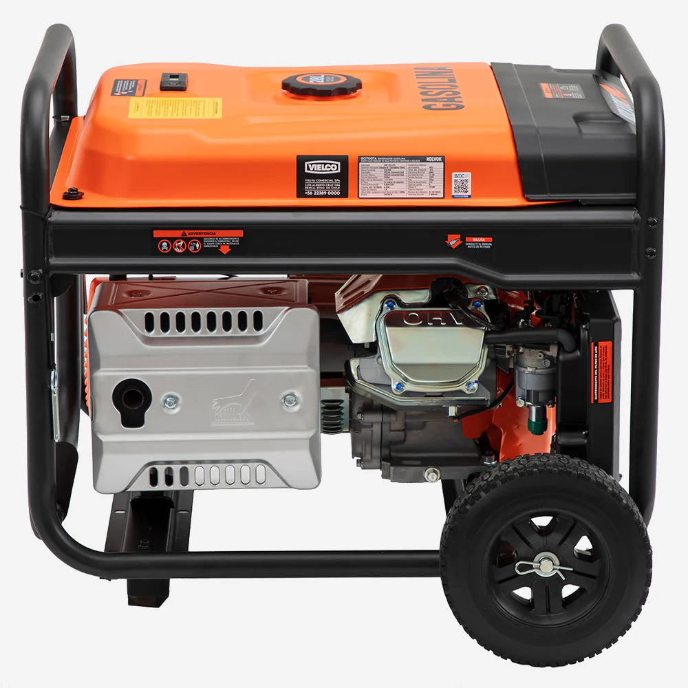 Generador Gasolina Monofásico Kolvok GO70GTA 6.5kVA c/ Salida ATS