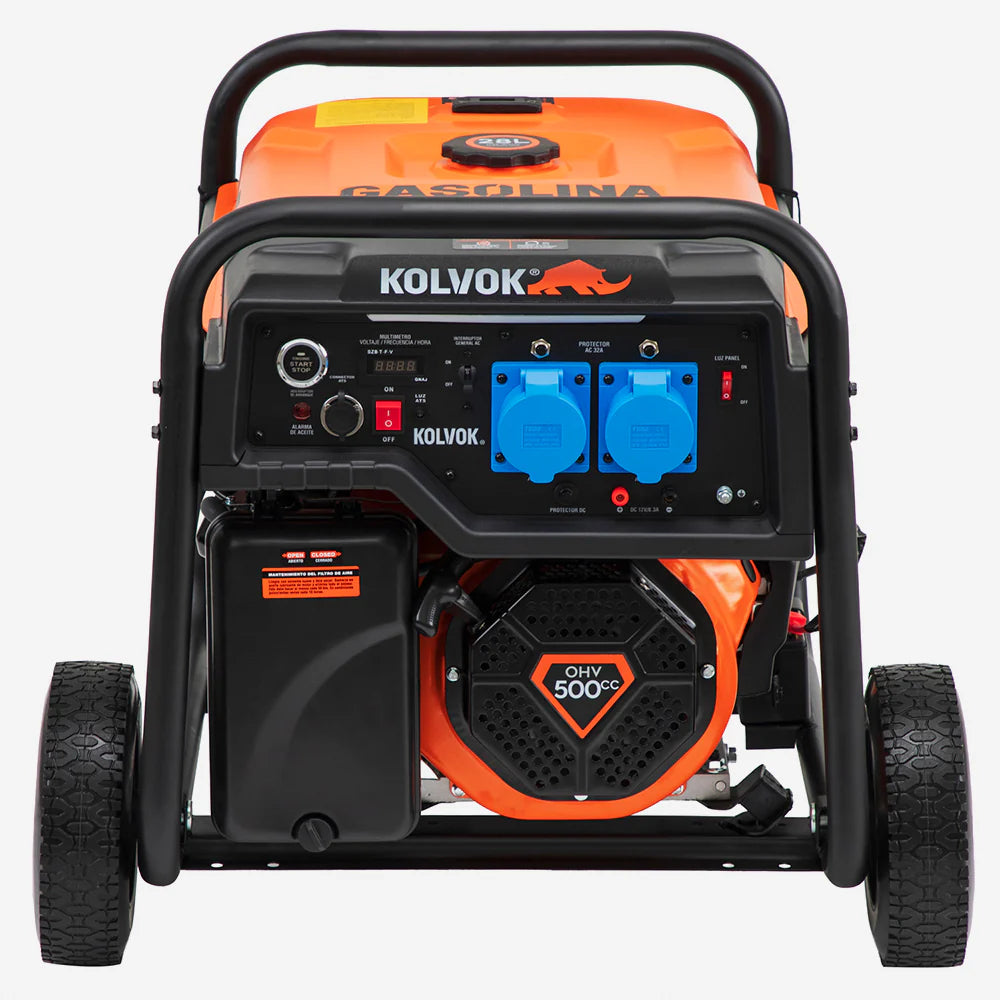 Generador Gasolina Monofásico Kolvok GO82GTA 8.5kVA c/ Salida ATS