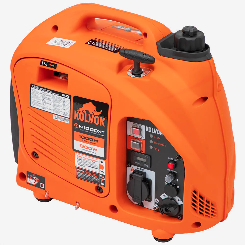 Generador Inverter Kolvok IG1000XT 1kVA Gasolina Monofásico Portátil