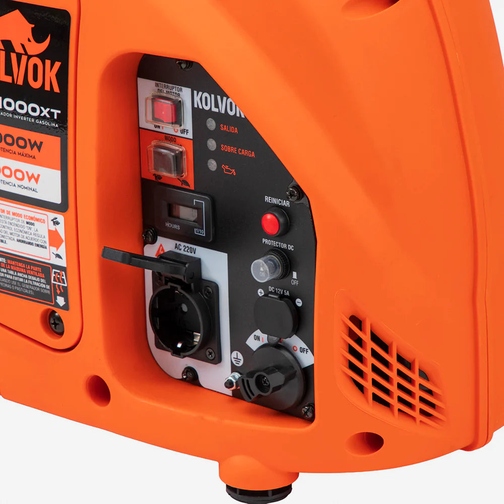 Generador Inverter Kolvok IG1000XT 1kVA Gasolina Monofásico Portátil