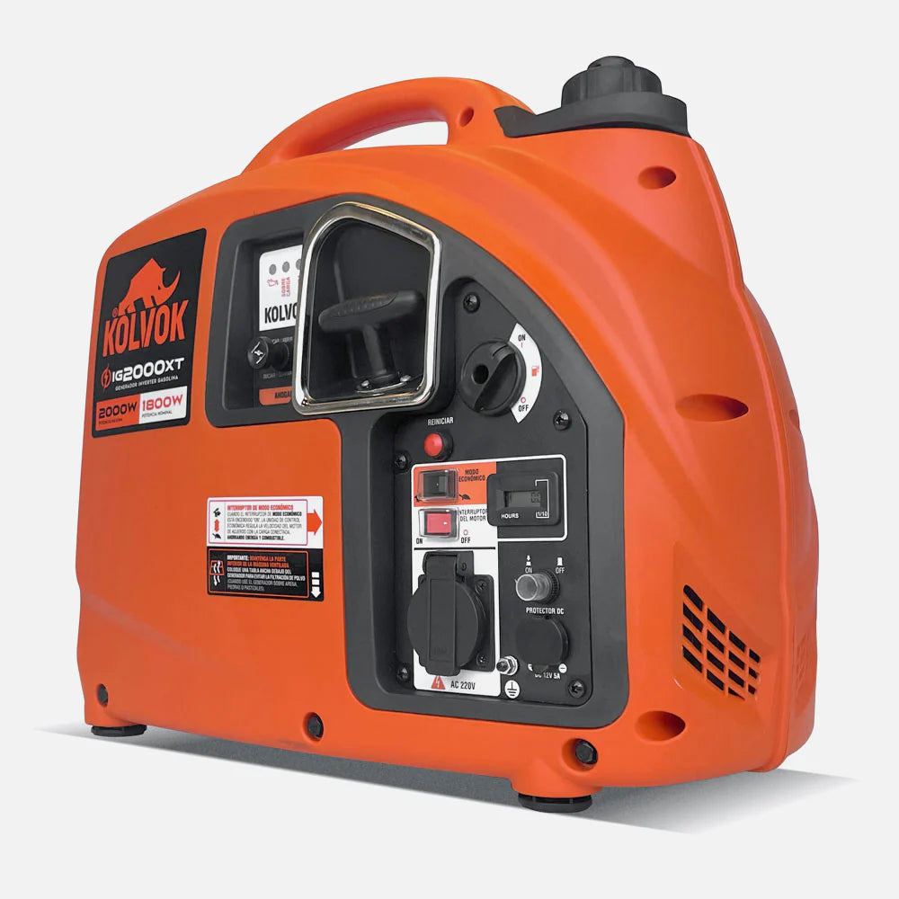 Generador Inverter Kolvok IG2000XT 2kVA Gasolina Monofásico Portátil