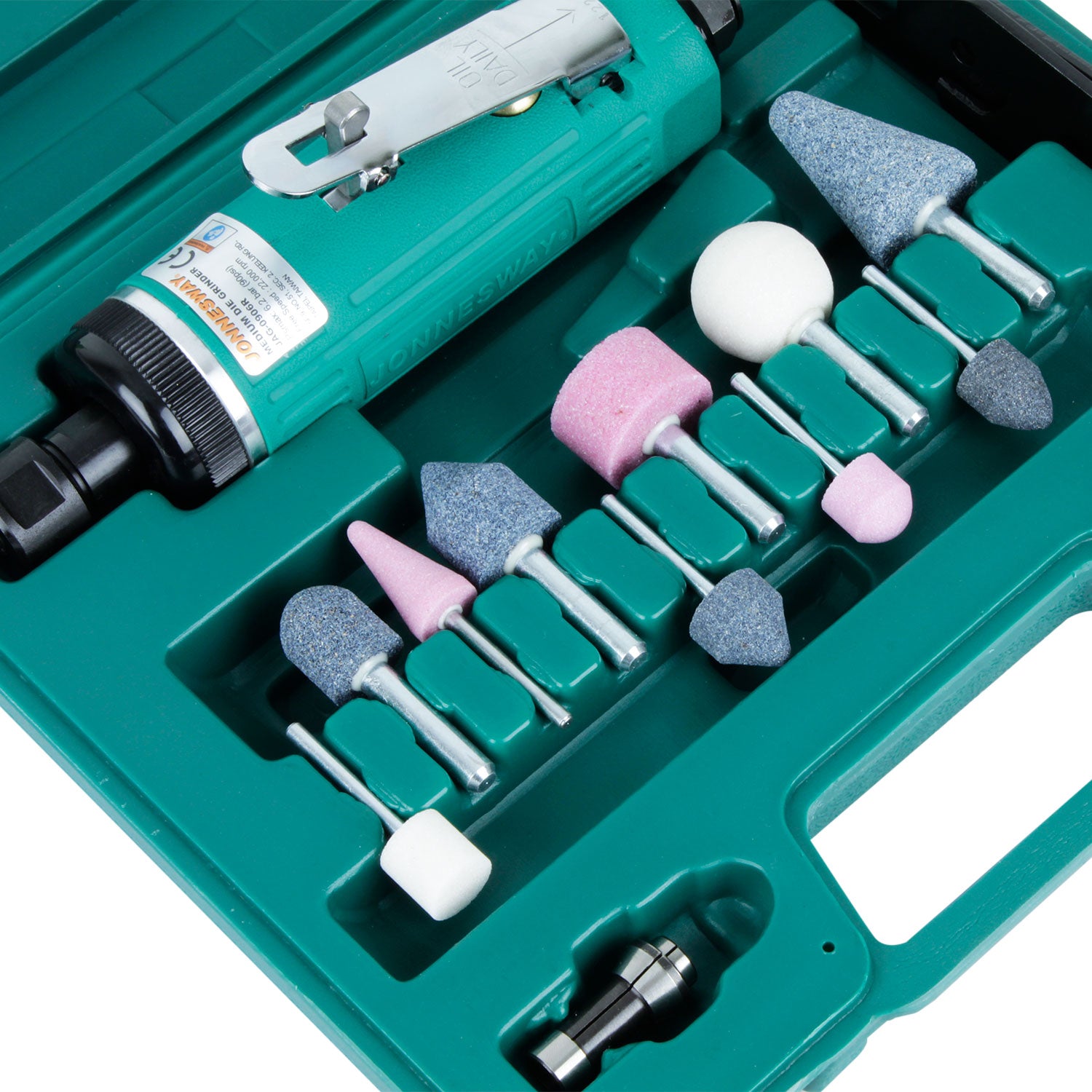 KIT MINI ESMERIL 1/4&#39;; Incluye piedras JAG-0906RK