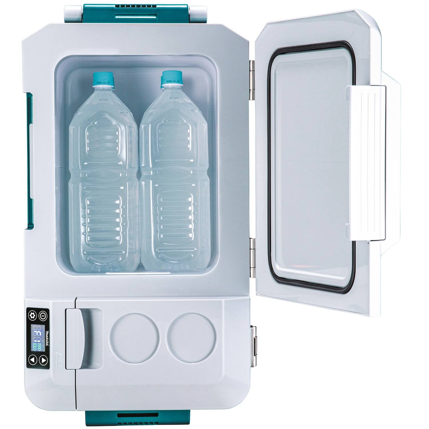 Combo Cooler Inal. DCW180 + Lampara-Radio Inal. DMR057 + 2 Baterías 18V + Cargador Rápido Baterías MAKITA