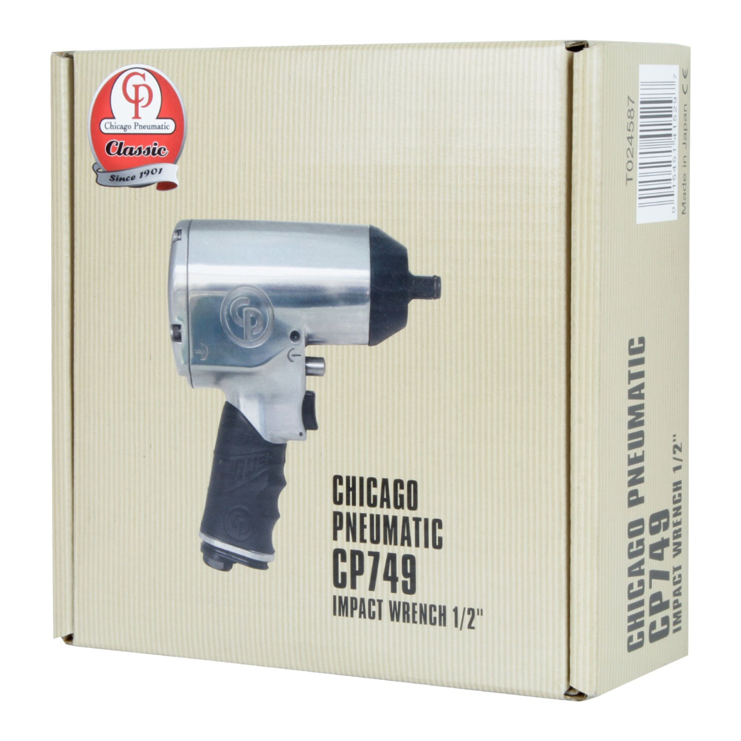 LLAVE de IMPACTO 1/2&#39;; Eje corto CP749