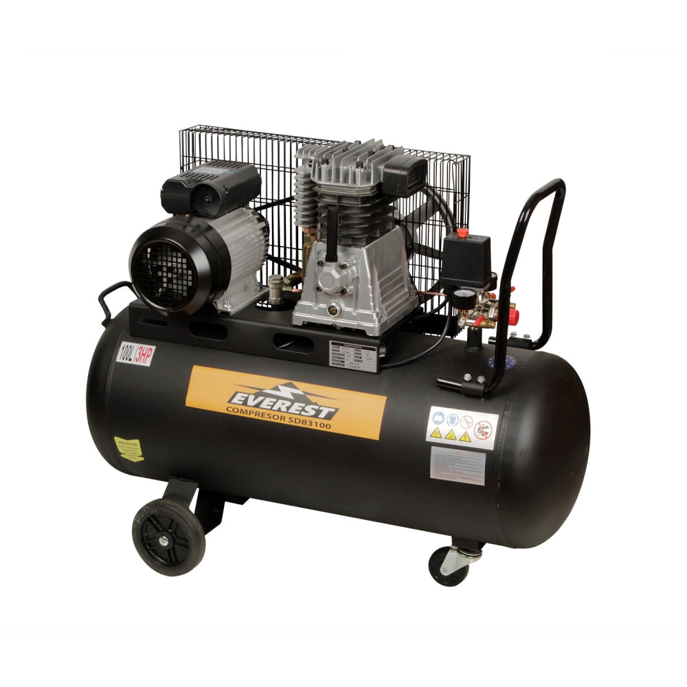 Compresor de Aire 100LT 3HP SD83100 EVEREST
