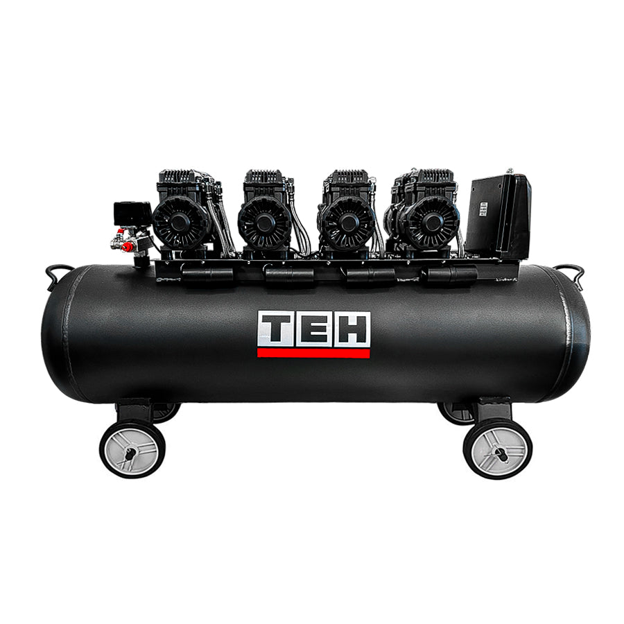 Compresor de Aire 200 litros Libre de Aceite 8HP TEHTOOLS