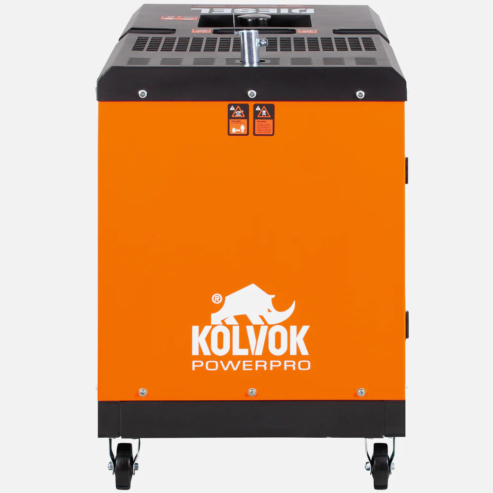 Generador Diésel Monofásico Kolvok GS12D 10kVA Insonorizado c/ Salida ATS