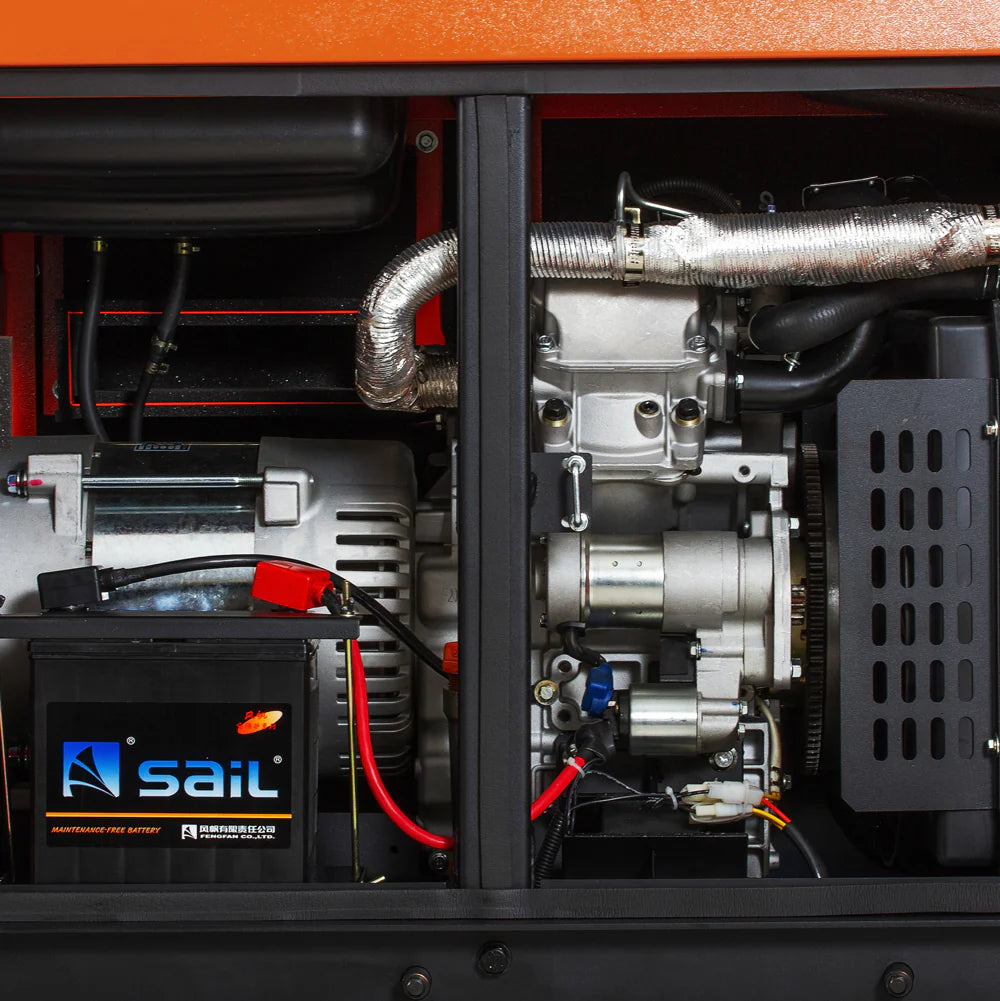 Generador Diésel Monofásico Kolvok GS12D 10kVA Insonorizado c/ Salida ATS