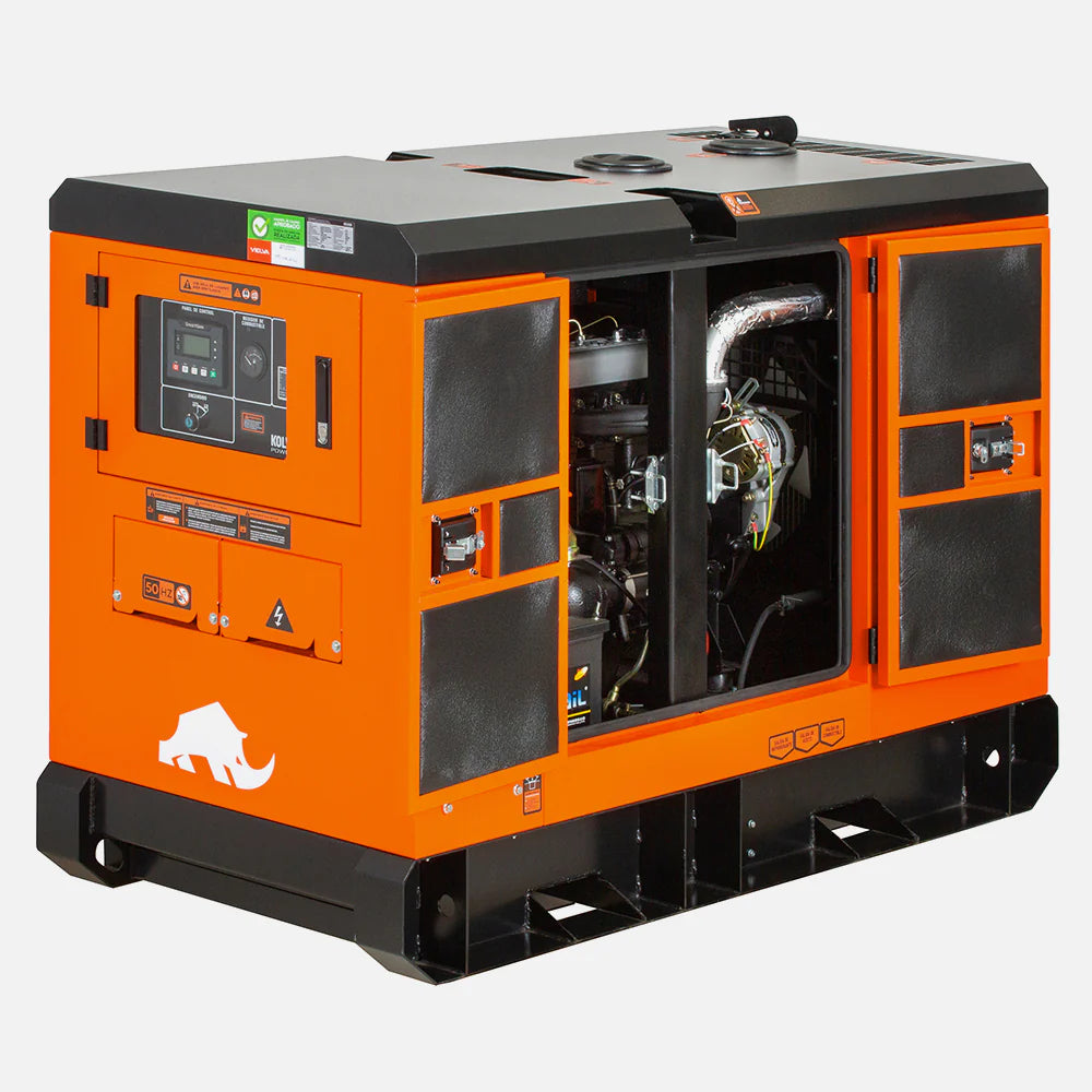 Generador Diésel Trifásico Kolvok GSS18D3 18kVA Insonorizado c/ Salida ATS