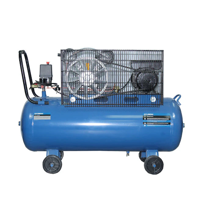 Compresor Hyundai 3HP 100L 115PSI - Correa