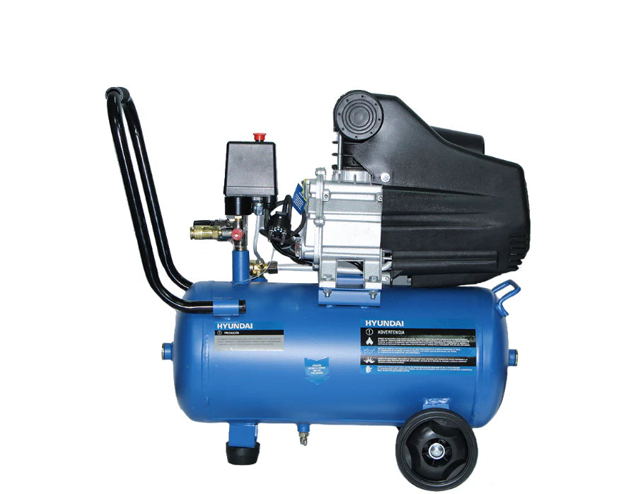 Compresor Hyundai Monofásico 2HP 24L 115PSI - Directo