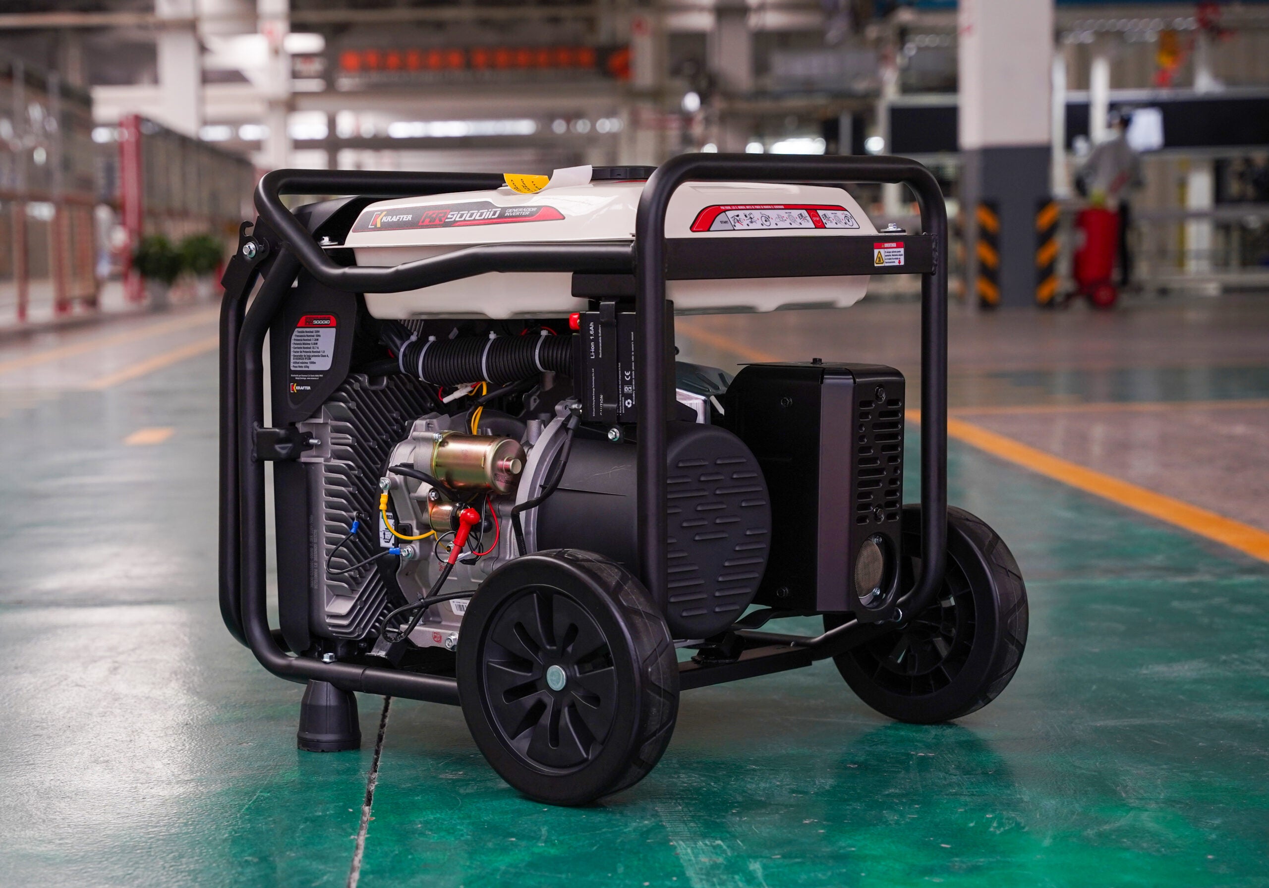 Generador Gasolina Inverter Partida Electrica con conexión ATS KR-9000iD KRAFTER