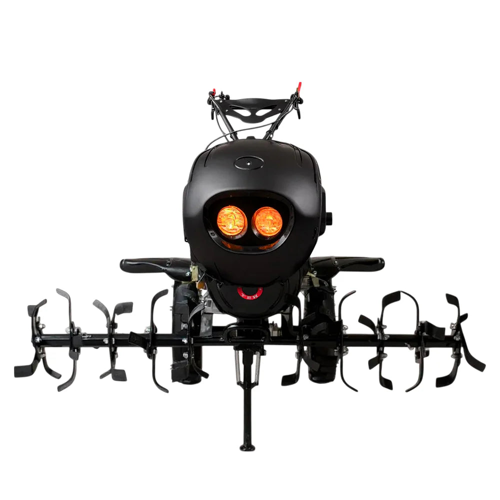 Motocultivador Diésel TEHTOOLS 10 HP – Partida Eléctrica, 3 Marchas, Arado y Cultivador