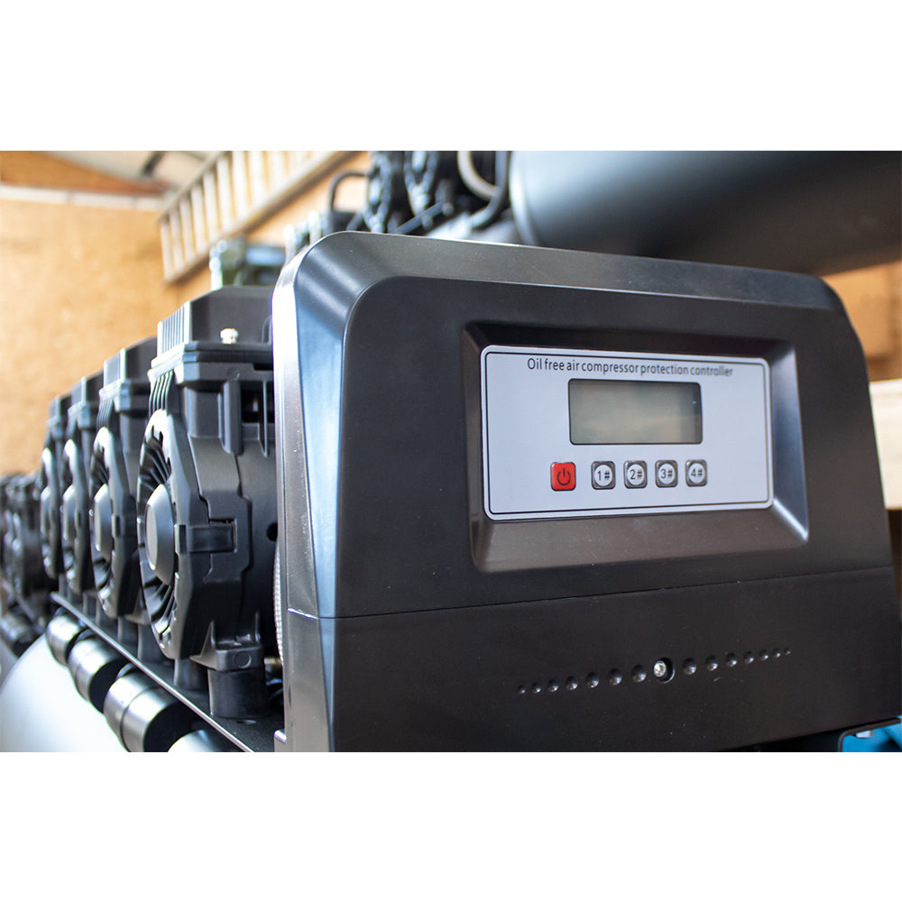 Compresor de Aire 200 litros Libre de Aceite 8HP TEHTOOLS