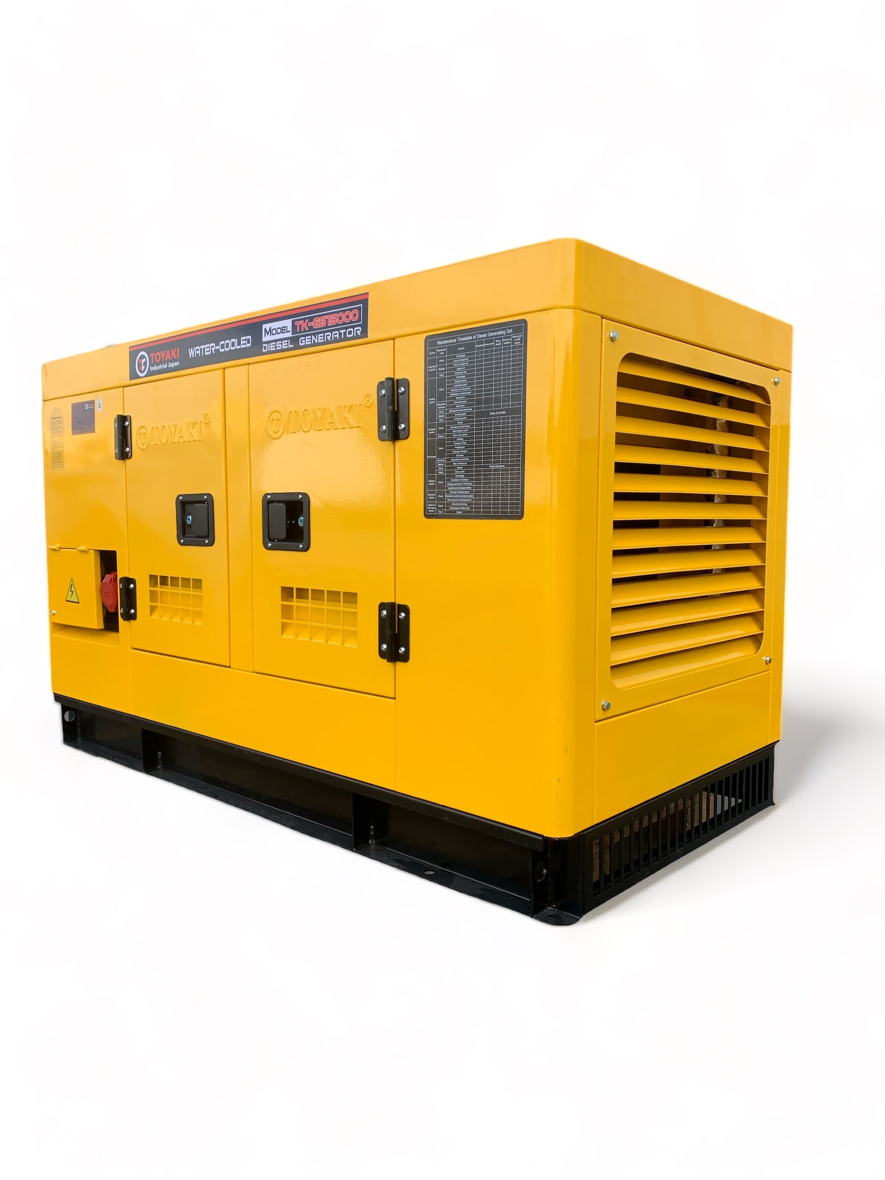 Generador Industrial Diesel 15KVA con Enfriamiento + ATS TOYAKI