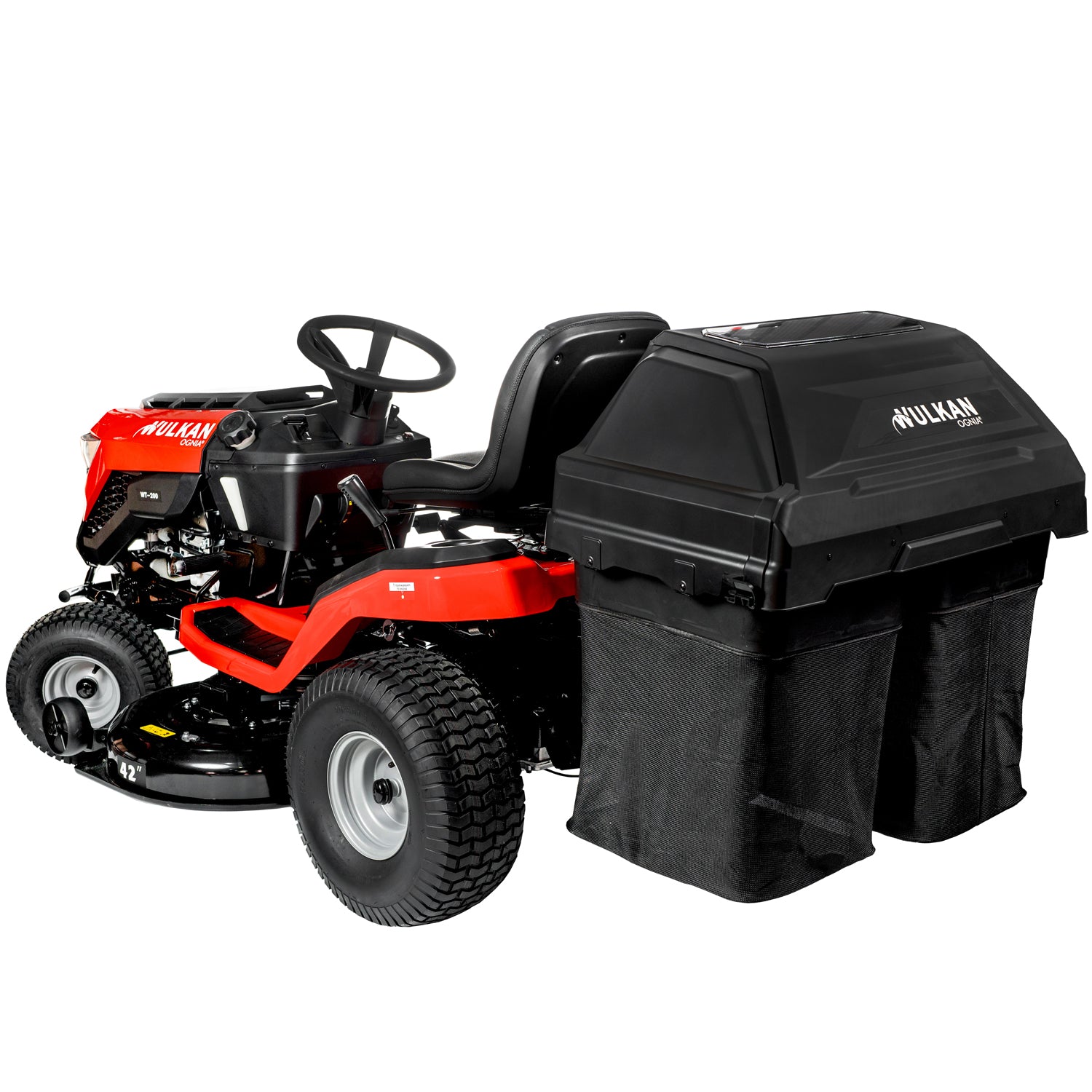 Tractor Cortacésped 19HP C/Recolector + Regalo Orilladora 26CC WULKAN