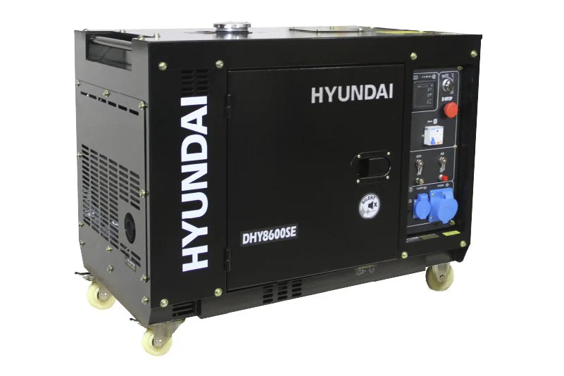 Generador Eléctrico Diesel Cerrado 8500W Partida Electrica HYUNDAI