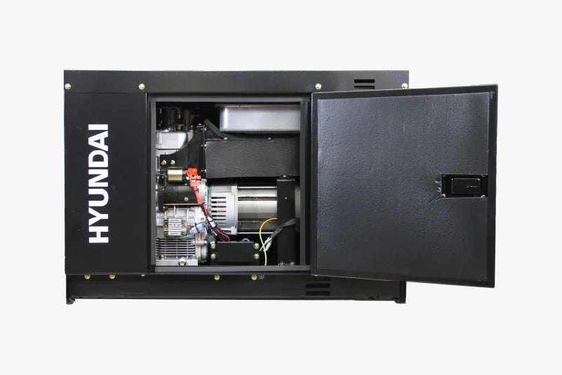 Generador Eléctrico Diesel Cerrado 8500W Partida Electrica HYUNDAI
