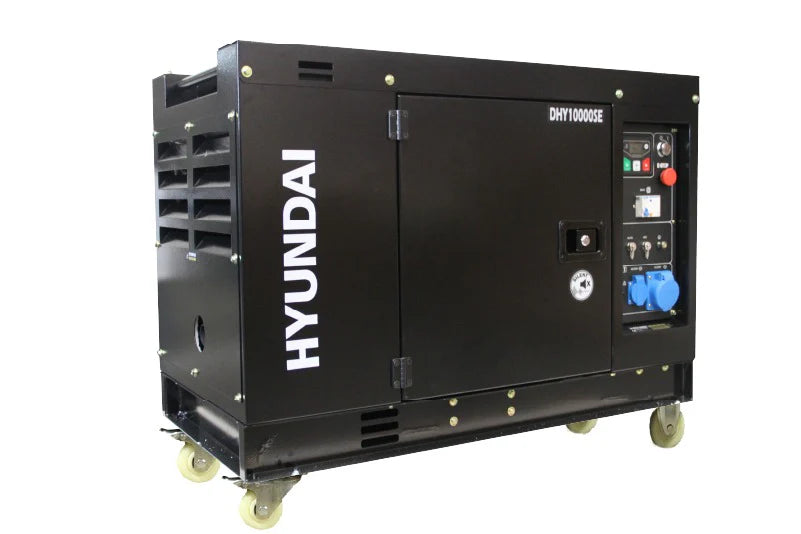 Generador Eléctrico Diesel Cerrado 8500W Partida Electrica HYUNDAI