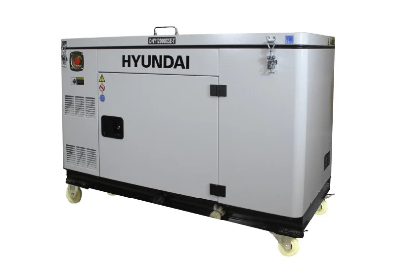 Generador Hyundai Diesel 9/10 KVA Monofásico y Trifásico Cerrado