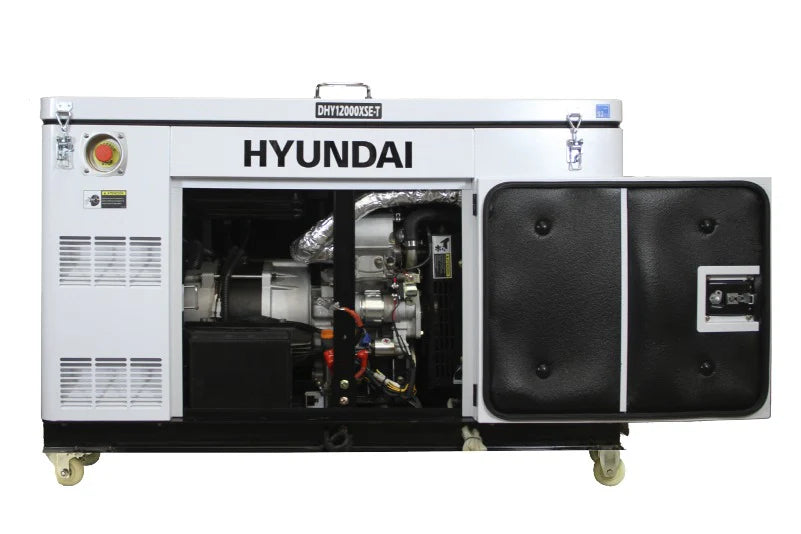 Generador Hyundai Diesel 9/10 KVA Monofásico y Trifásico Cerrado