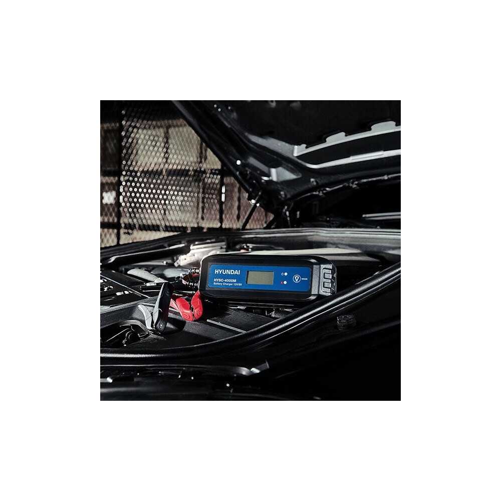 Cargador de Batería 6/12V Smart Charger 4000M Hyundai
