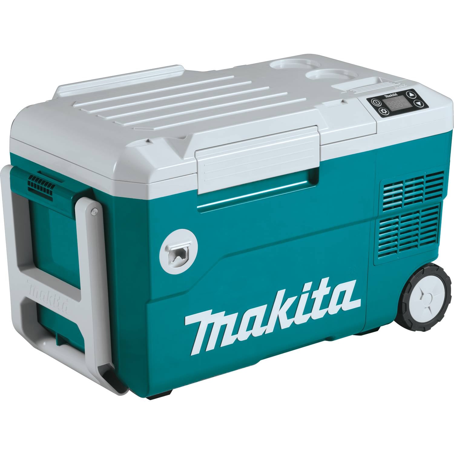 Combo Cooler Inal. DCW180 + Lampara-Radio Inal. DMR057 + 2 Baterías 18V + Cargador Rápido Baterías MAKITA
