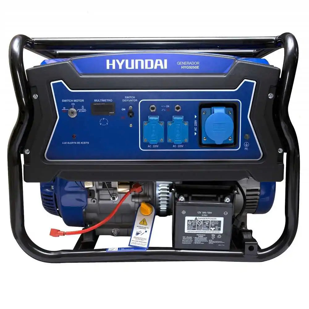 Generador Electrico Gasolina 6500W Partida Electrica HYUNDAI