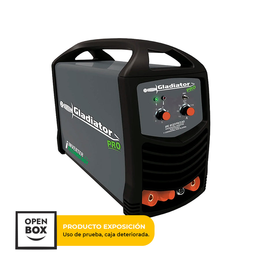 OPENBOX Soldadora Cortadora de Plasma Tig - Arco 170 amp IPET 812/170 Gladiator