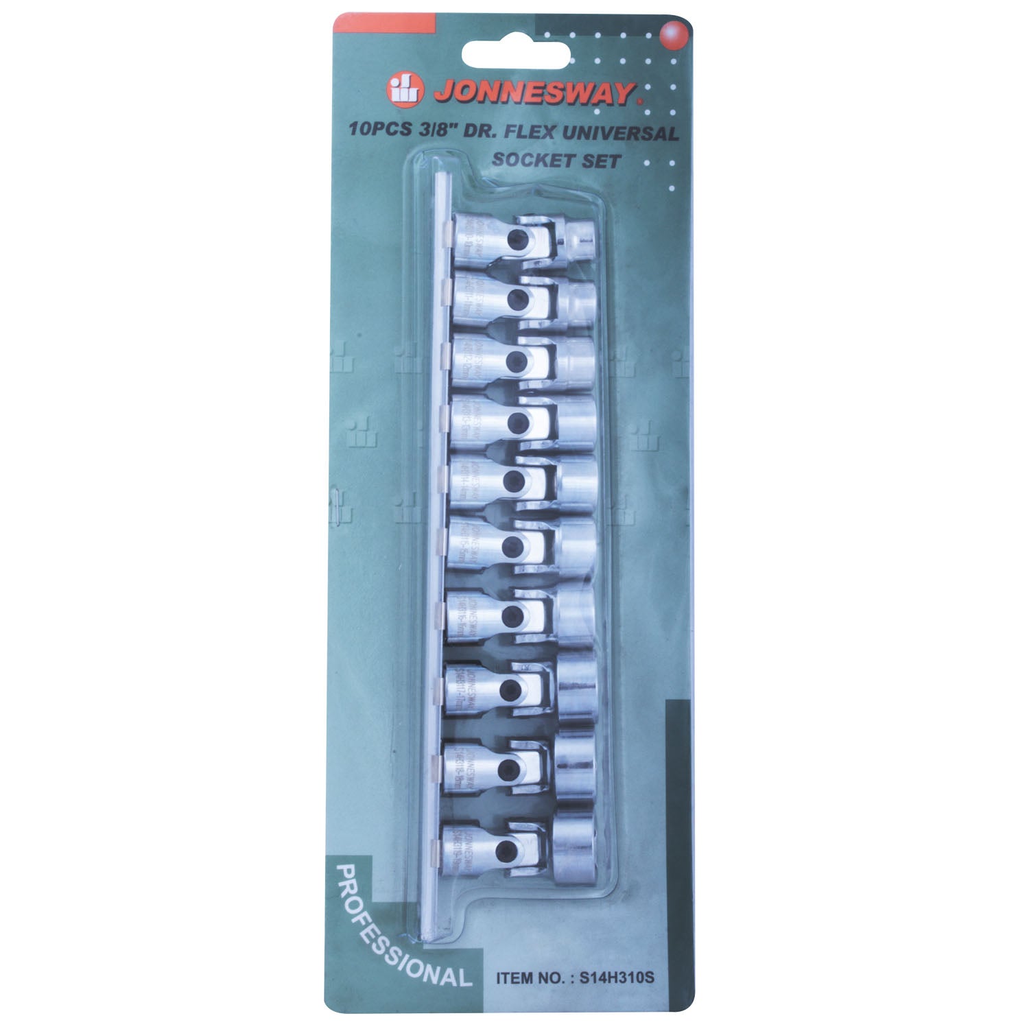 JUEGO de DADOS 3/8&#39;; 10-19mm Cardanico S14H310