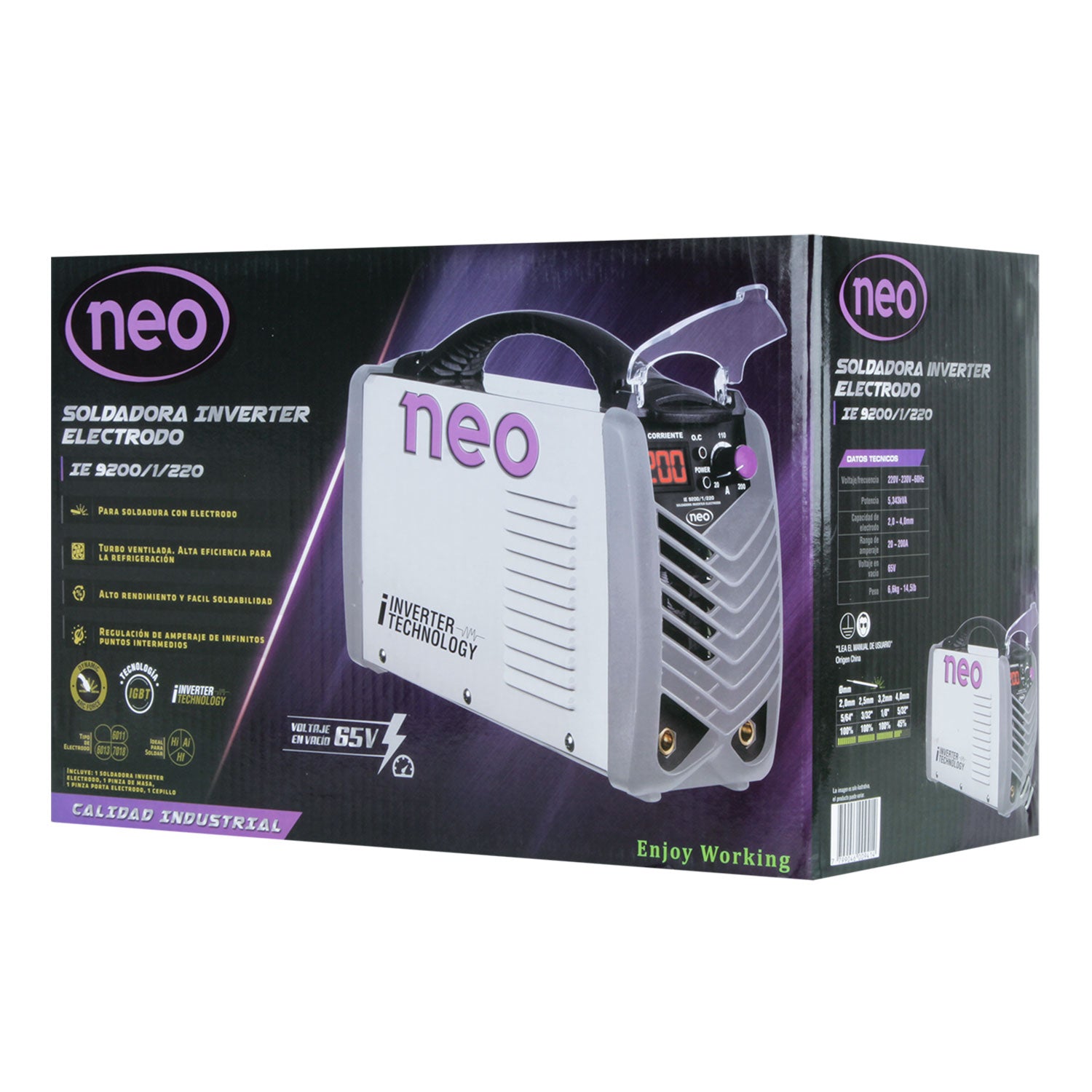 SOLDADORA INV ARCO MANUAL 200 amp IE 9200/1/220