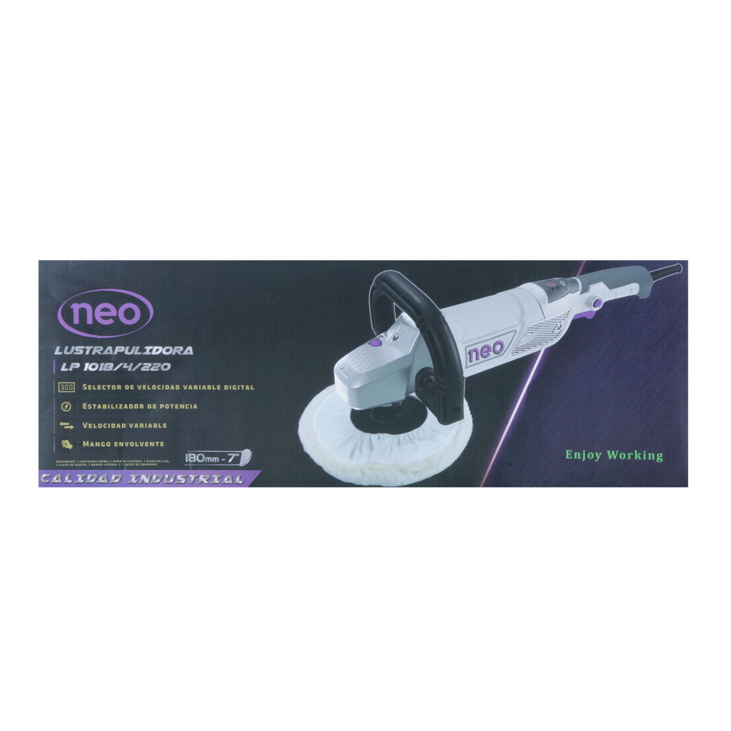 PULIDORA 7&#39;; 1600W LP 1018/4/220