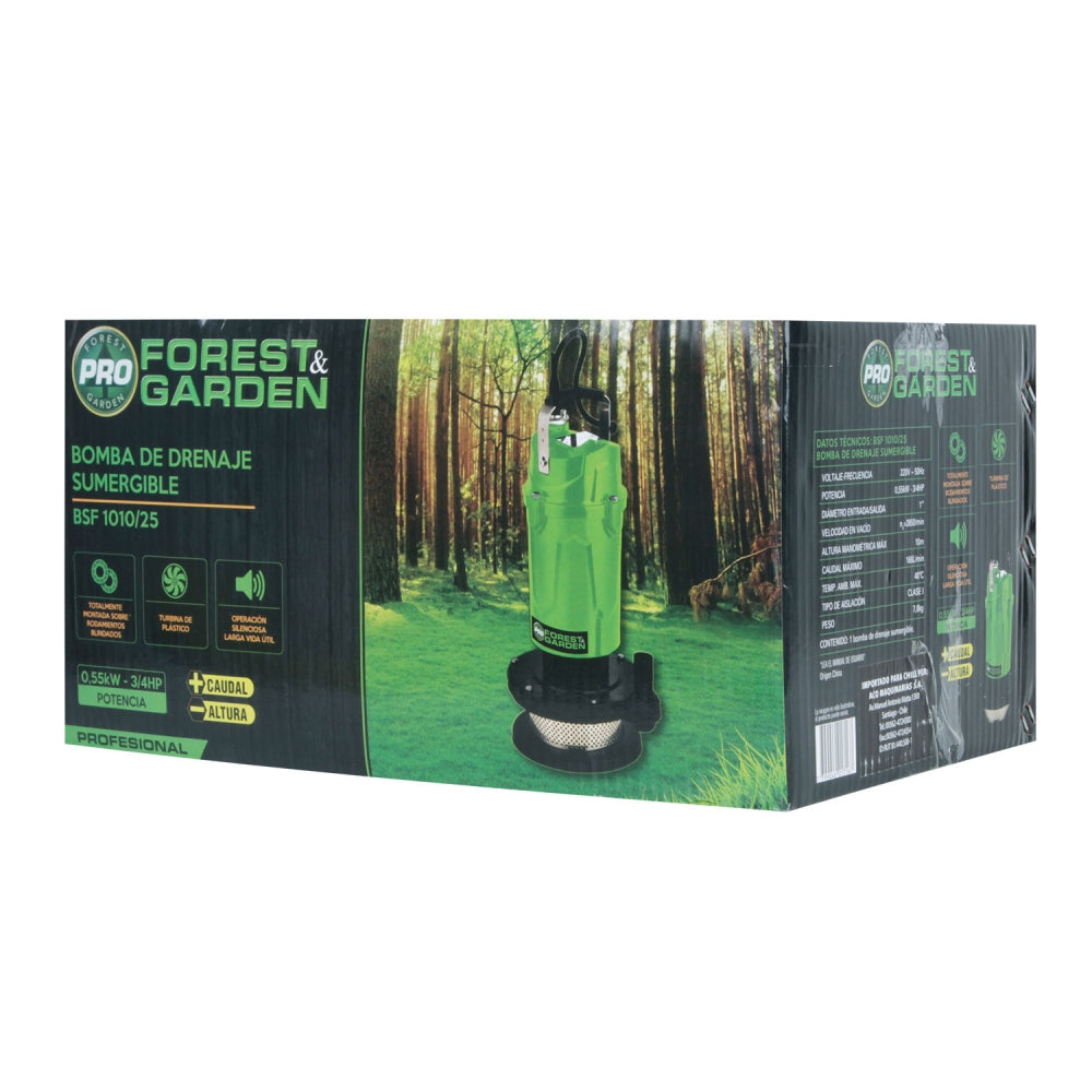Bomba Sumergible De Drenaje 1'; 3/4hp 166L/min BSF