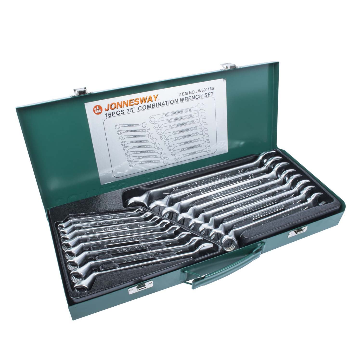 JUEGO de LLAVES PUNTA CORONA ANGULADAS 16 pcs W691