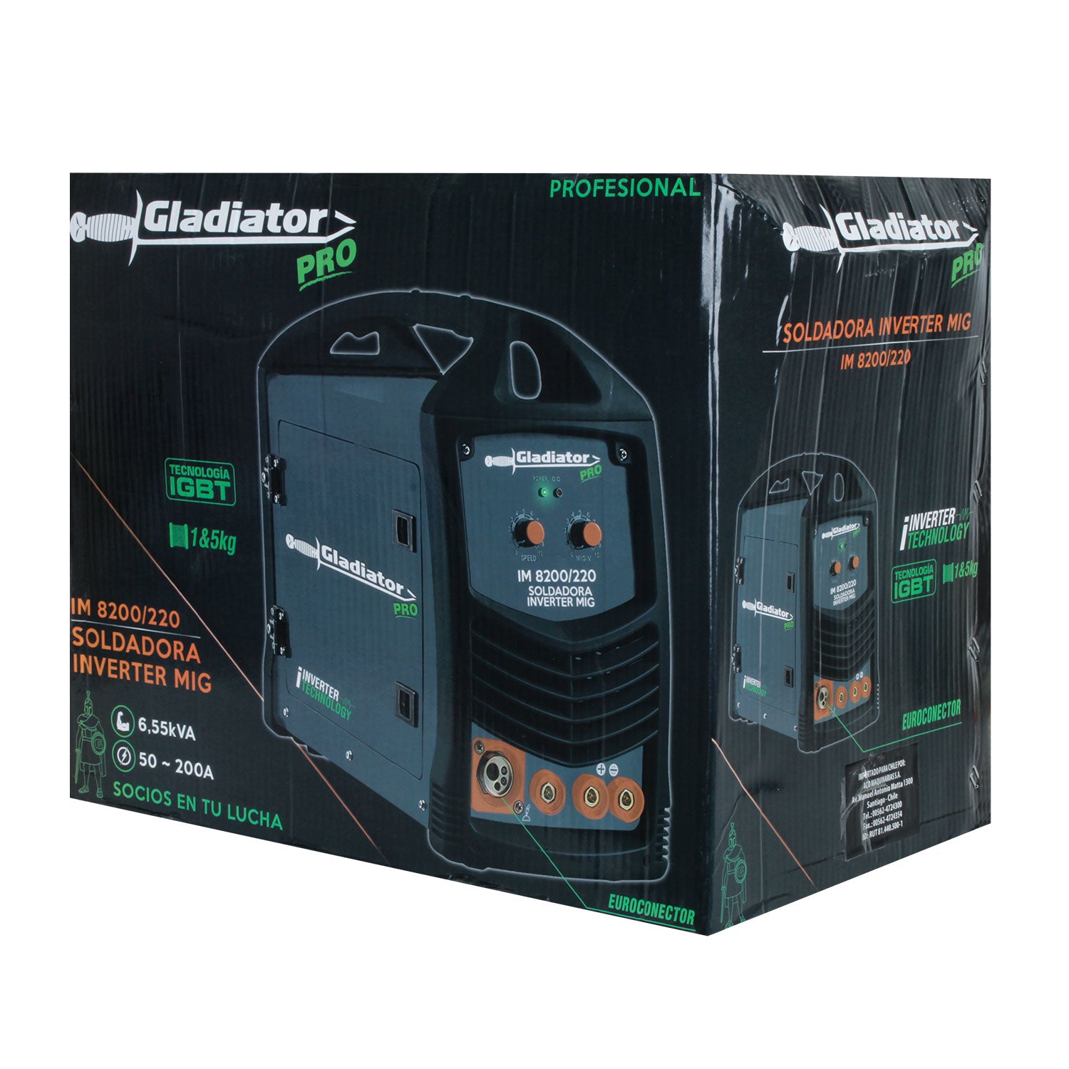SOLDADORA INVERTER ARCO MANUAL TIG AF 200a ITE8200